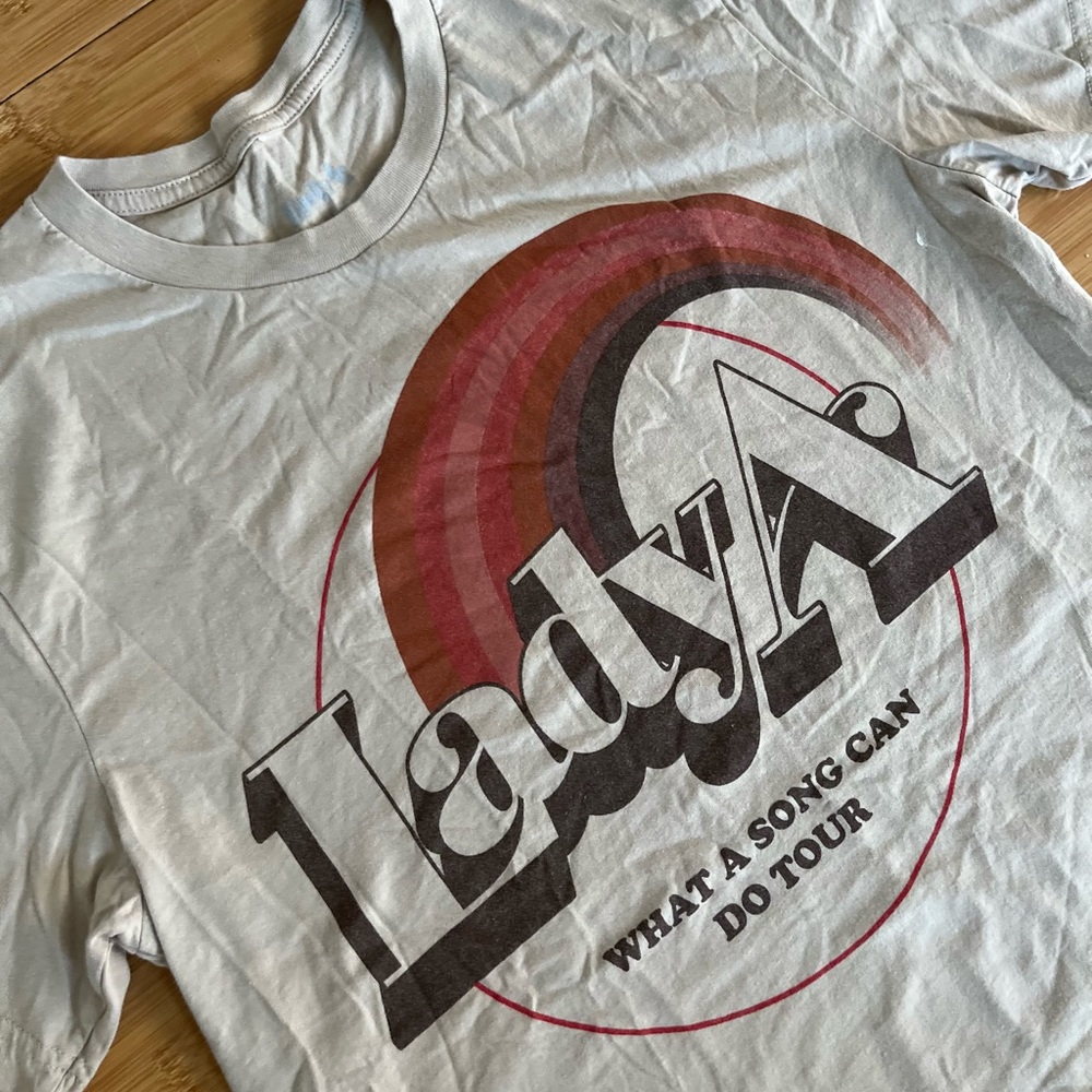 Lady A / Lady Antebellum / Country Band TOUR Shirt LARGE / vintage look